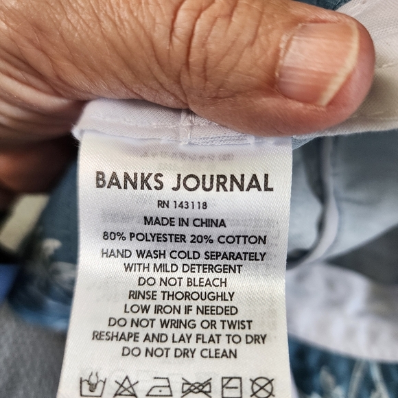 Banks Journal Blue Palm Tree Retreat Bucket Hat - Picture 4 of 5